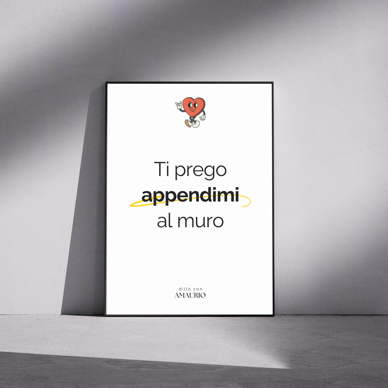 Quadro "Ti prego appendimi al muro"